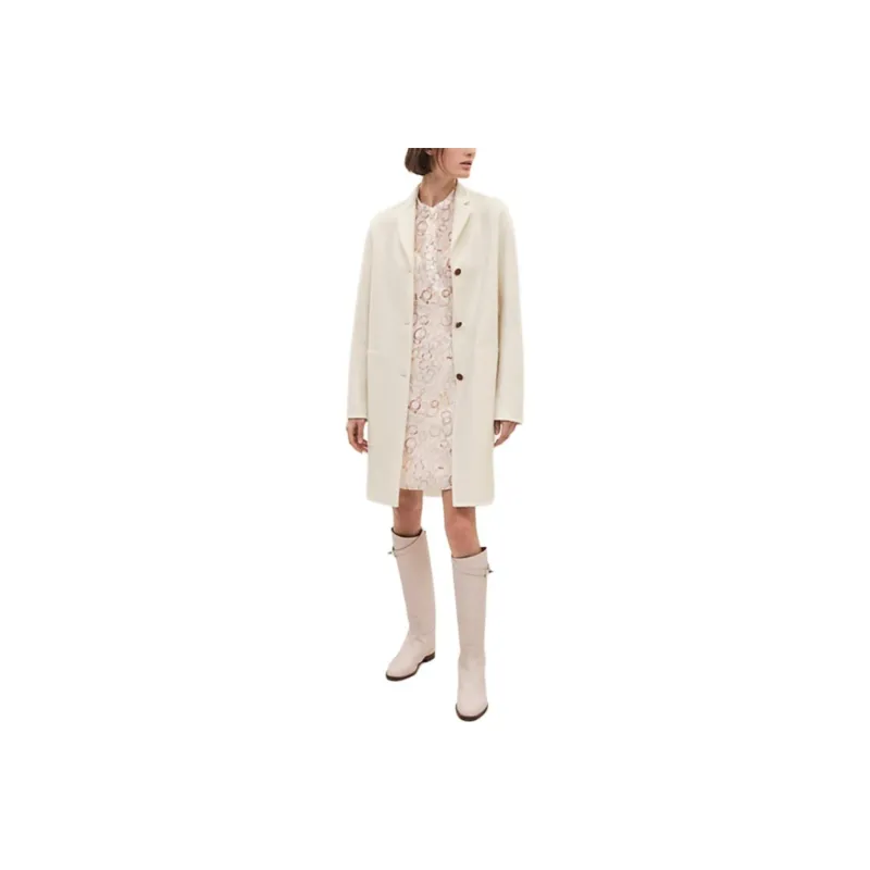 HERMES Velvet Jackets Women's White-0