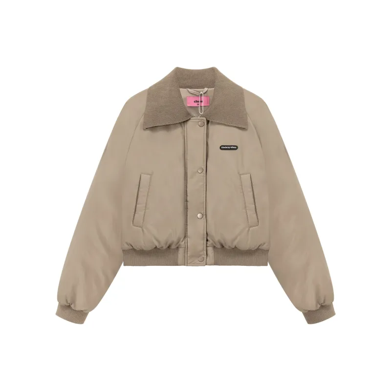 CHUU Puffer Jacket Women's Khaki-0