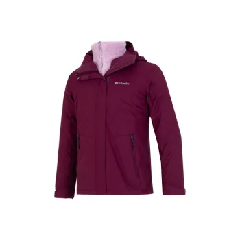 Columbia Water Resistant Windproof Wear Resistant Windbreaker Jacket Women's Purple