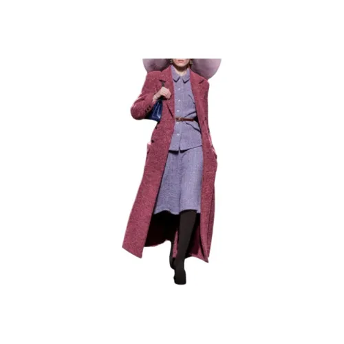 CHANEL Coats Women's Pink