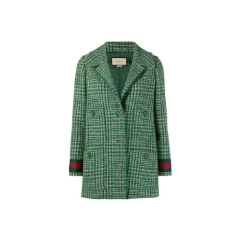 GUCCI Cropped Coats Women's Green