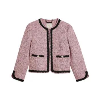 Ted Baker Cropped Coats Women's Light Pink