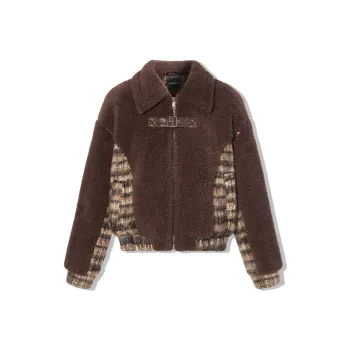 LA CRAWFISH Puffer Jacket Women's Coffee