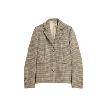TOTEME Houndstooth Single breasted Blazer
