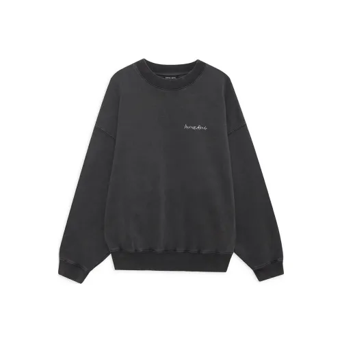 Anine Bing Slogan Printed Crewneck Sweatshirt
