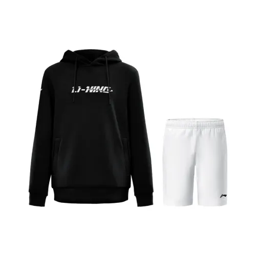 LiNing Casual Sportswear Unisex Black White