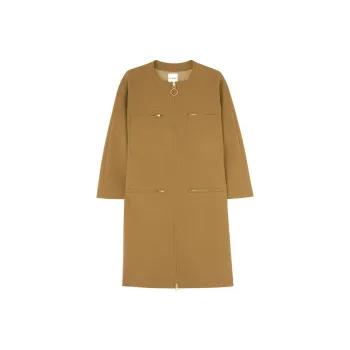 St. John Stretch-crepe Single-breasted Coat