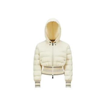 Moncler Down Jacket Women's Ivory White