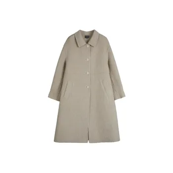 ELLE Coats Women's Beige Coffee