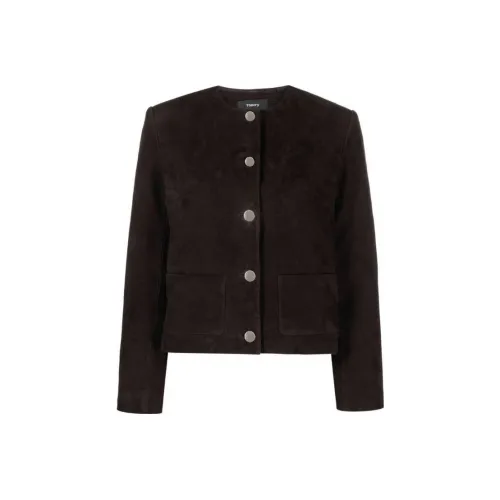Calvin Klein Quarter Zip Knit Sweaters Women's Dark Brown