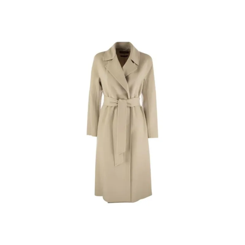 MaxMara Studio Belted Mid Length Coat-0