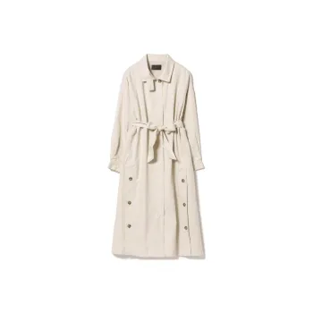 Beams Trench Coats Women's Light Beige