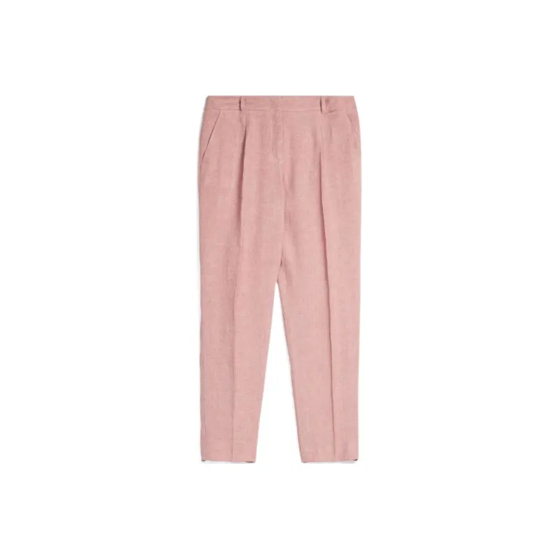 WEEKEND MaxMara Nobile Collection Casual Pants Women's Pink-0