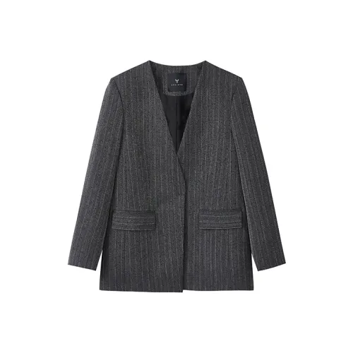 Yu Qianwen Business Suit Women's Gray