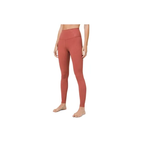Lululemon Wunder Under Knitted Sweatpants Women's Red