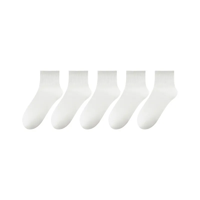 AOKANG Mid Calf Socks Men's 5 Pack-0