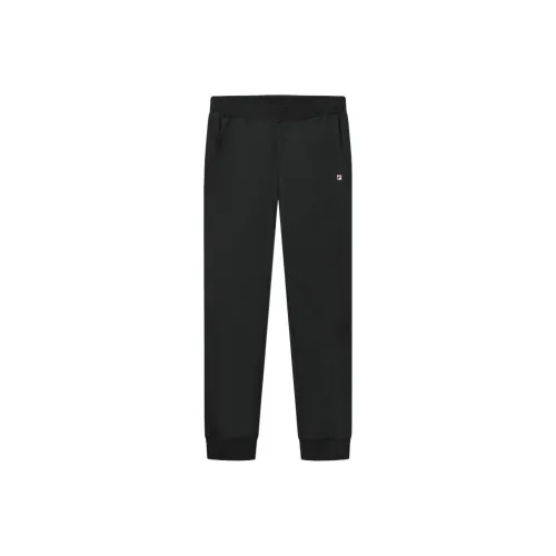 FILA Van Gogh Museum 2.0 SS23 Knitted Sports Pants Women's Black