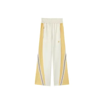 PALM ANGELS Monogram Colorblock Wide Track Pant 'Off White/Multicolor'