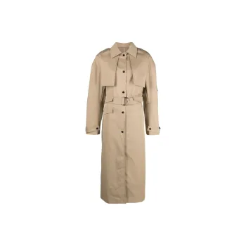 NANUSHKA Trench Coat Women's Brown