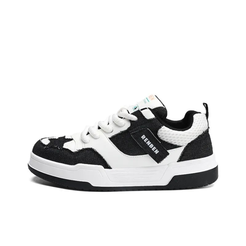 RENBEN Slip Resistant, Breathable, And Supportive Low Top Skateboard Shoes Men's-12