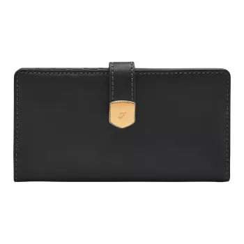 FOSSIL Leather Wallet Women's Black