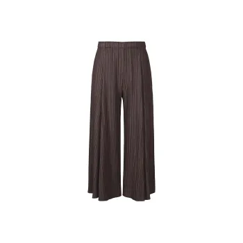 PLEATS PLEASE ISSEY MIYAKE Mellow Pleats Pants 'Dark Brown'