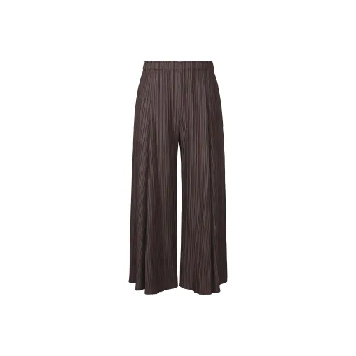 PLEATS PLEASE ISSEY MIYAKE Mellow Pleats Pants 'Dark Brown'