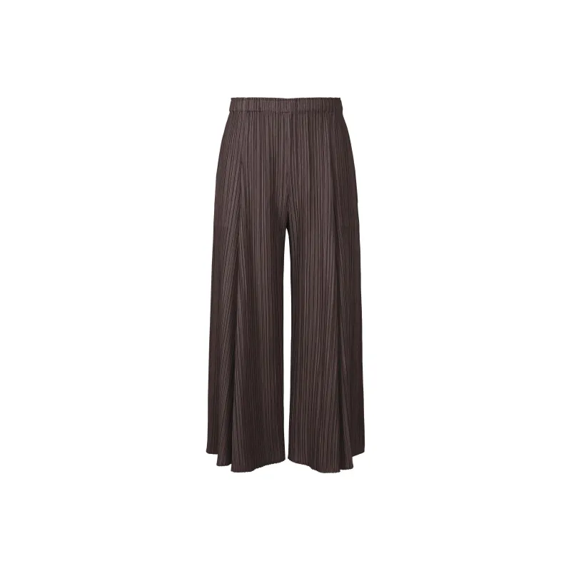 PLEATS PLEASE ISSEY MIYAKE Mellow Pleats Pants 'Dark Brown'-0
