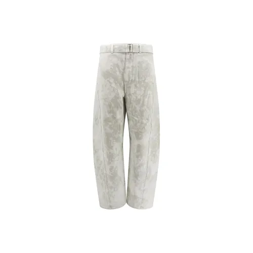 Lemaire Twisted Belted Pants 
Denim Acid Snow Pelican
