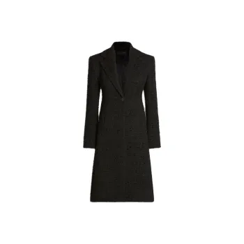 SCANLAN THEODORE Boucle Coat Coats Women's Black