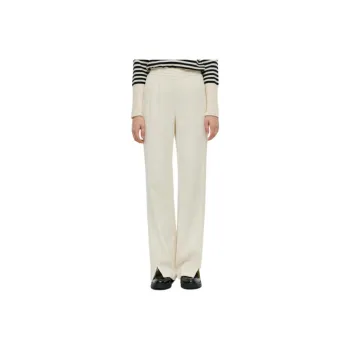 GOELIA Casual Pants Women's Raw White