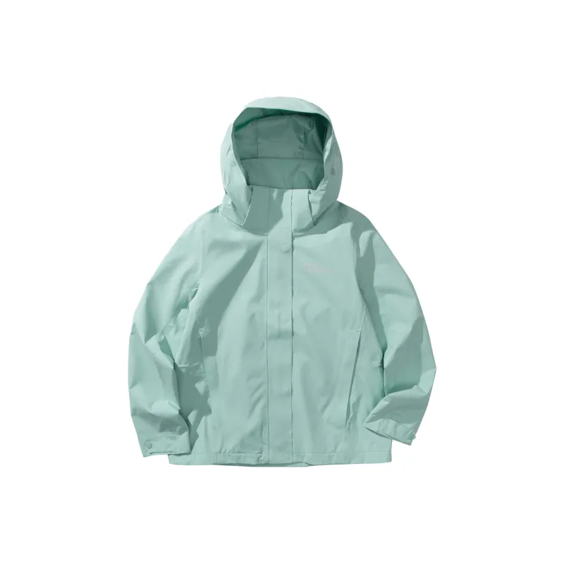 Jack Wolfskin KARANA Outdoor Hiking Waterproof, Windproof, And Water Repellent Windbreaker Jacket Women's-15