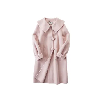 XIANGYING Coats Women's Pink