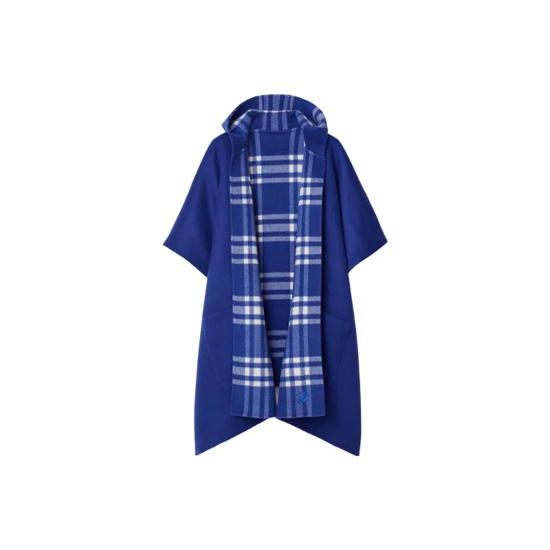 Burberry Vintage Check Reversible Cashmere Cape-0