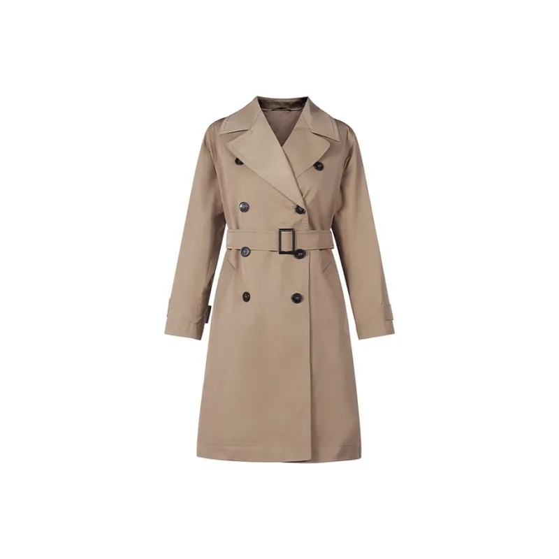 MaxMara Studio Trench Coat Women's Camel-0
