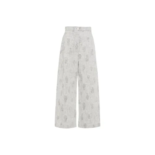 HENRIK VIBSKOV Post Patterned Wide-leg Trousers