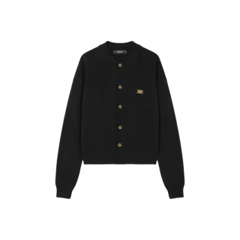 VERSACE MEDUSA BIGGIE Series SS25 Knitwear Men's Black