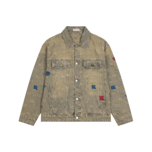 Beauty At 19 Denim Jacket Women's Yellow Mud