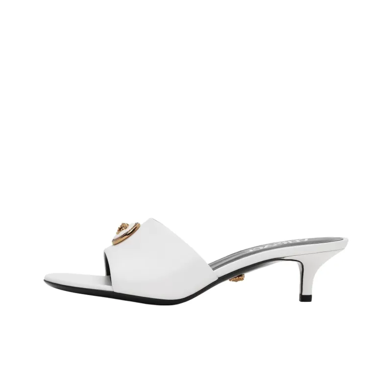 FANSIZHE Slip Resistant Slide Slippers 4.5cm Women's White-0