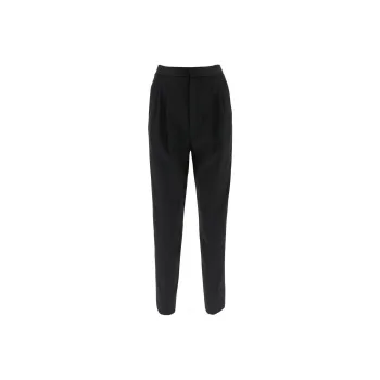 SAINT LAURENT High Waist Tapered Pants