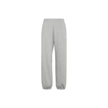 Nike Women's Sportswear Collection Essential Fleece Trousers Dark Grey Heather/White