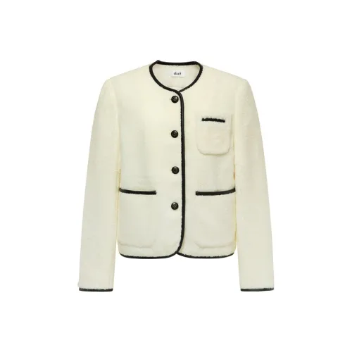 D'zzit Cropped Coat Women's Ecru