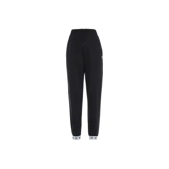 Adidas Originals Tape Jogger Knitted Sports Pants Women's Black