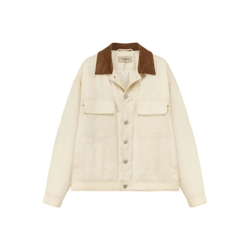 NO ONE ELSE Puffer Jackets Unisex Ecru-0