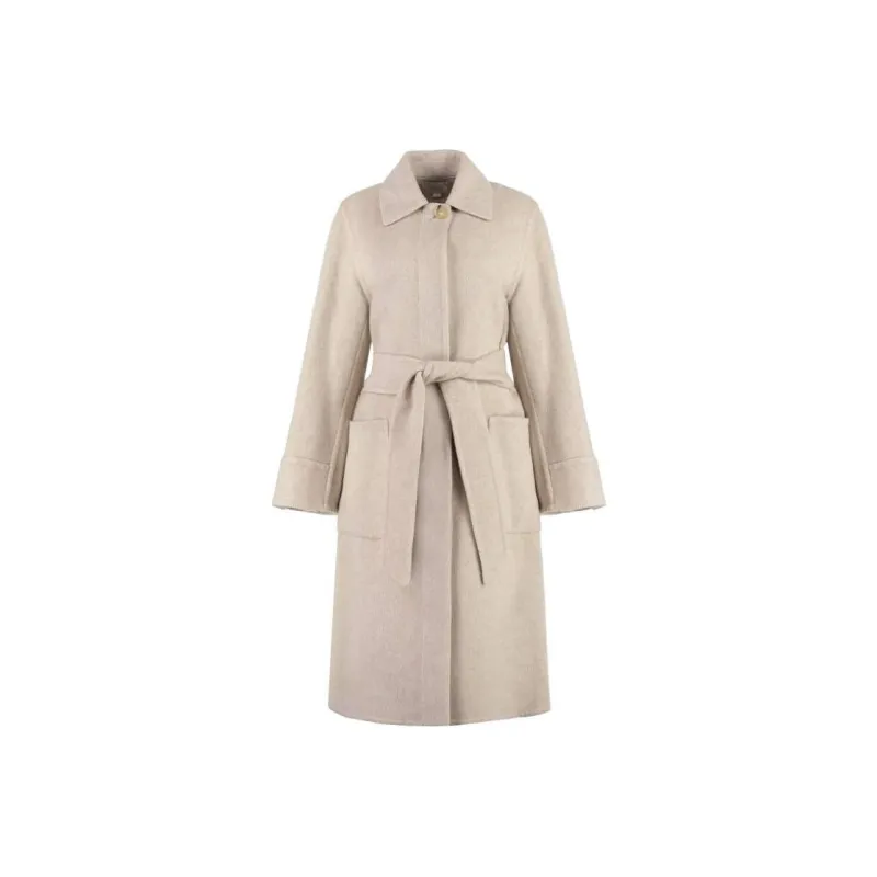 VINCE Coats Women's Ecru-0