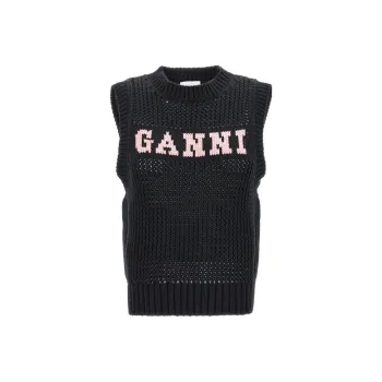 GANNI Rope Vest 'Black'