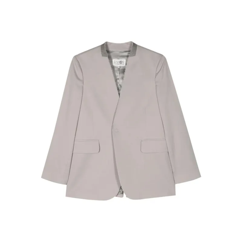 MM6 Maison Margiela Business Suit Women's Gray-0