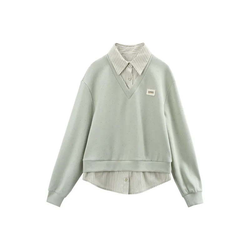 A Paradise For Awakening Sweatshirt Women's Green-0
