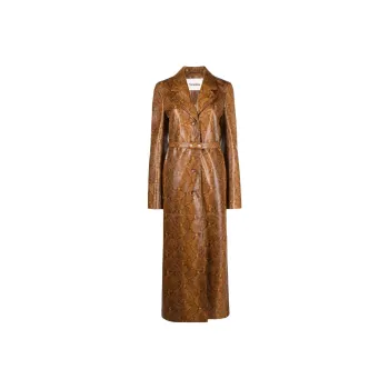 NANUSHKA Leather Jacket Women's Brown