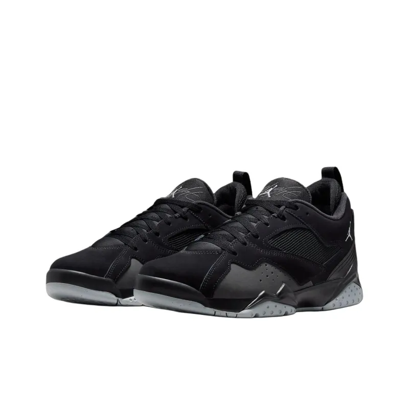 Jordan Air Jordan 7 Anti-Slip Wear-Resistant Low-Top Vintage Basketball Shoes Unisex Black-3